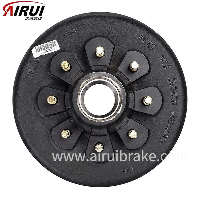 king pin High quality factory direct sales 8000  lbs brake drum for trailer trailer part