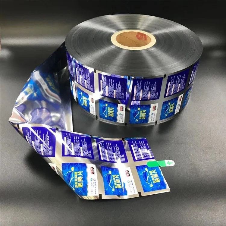 Food Grade Aluminum foil Packaging Roll Film For Liquid