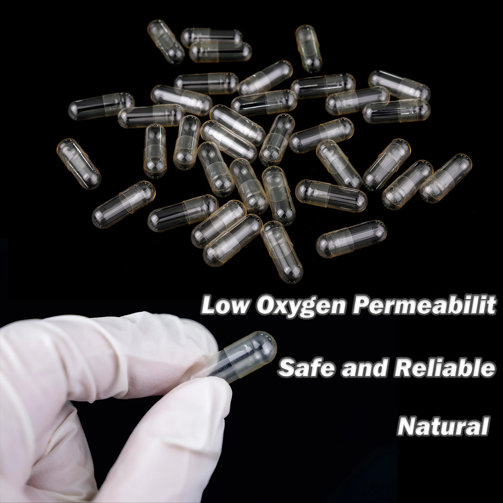 CapsulCN Pullulan Capsules Empty Veggie Capsule  Organic Pullulan 00 Capsules Can Be Printed All Sizes in Stock