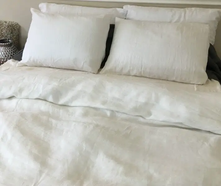 Wholesale 100% Pure Hemp GOTS White Duvet Cover/sheet/pillowcases for Bedding Set