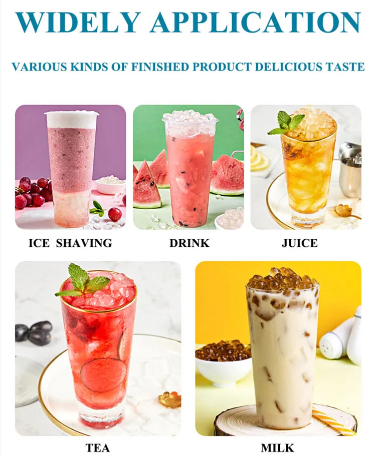 Automatic 4 Heads Boba Making Machine Agar Konjac Boba Machine Crystal Konjac Pearl Jelly Beans Making Machine