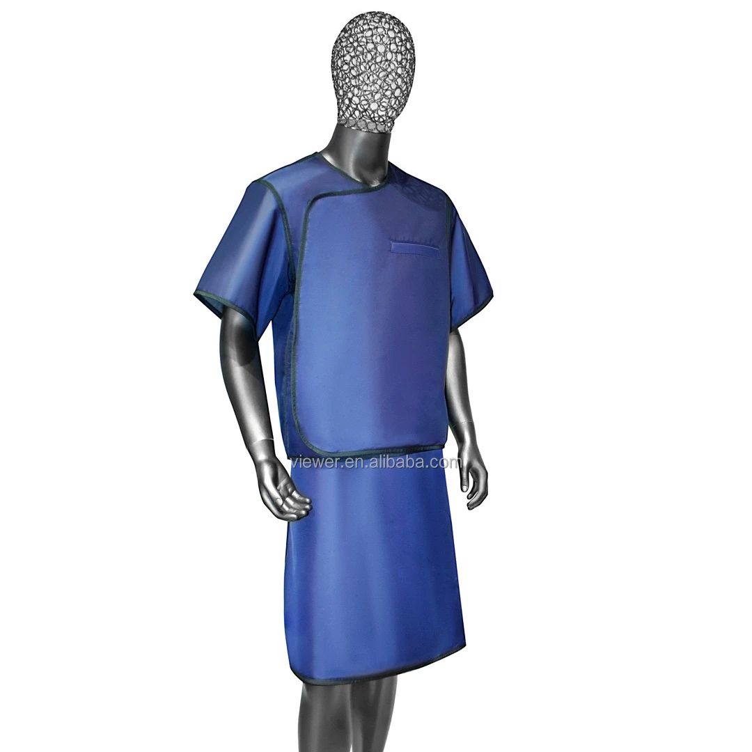 Professional 0.35 - 0.5mmPb Vest & Shirt with short sleeves  lead free aprons clothing x-ray radiation protection suit