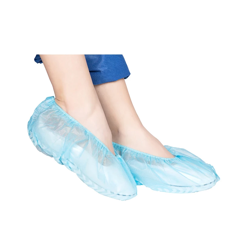 China ISO 9001 Manufacturer Customized Medical Antistatic Polypropylene Waterproof Disposable PE Shoe Covers