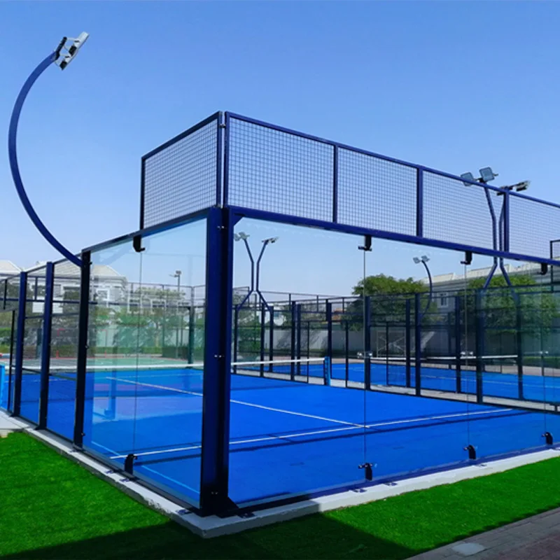 Padel Court Tent Cover Court Tent and Tennis Sports Rain Cover Polygon Sport Tent for Badminton or Tennis Court