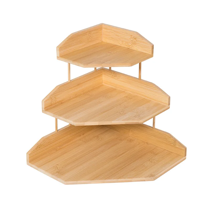 Kitchen Counter Storage Bathroom Countertop Storage Organizer Desk Bookshelf Spice Rack Corner Shelves