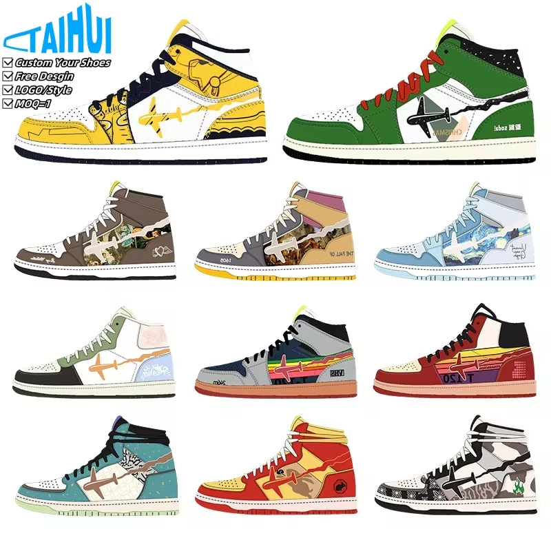 OEM ODM High Top Shoes Supplier Sports Running Shoes Unisex Casual Sneaker Design LOGO 4 Retro 11 Men Custom Basketball Shoes