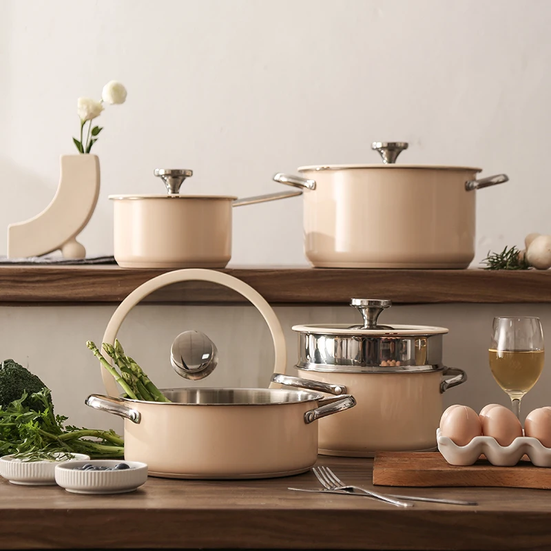 Low Price Good Quality Pots and Pans Stainless Steel Cookware Sets Stainless Steel Cooking Pot Set