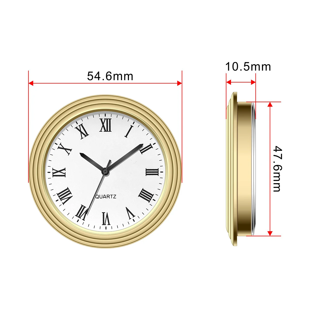 37mm 40mm 55mm waterfall bezel insert clock watch insertions