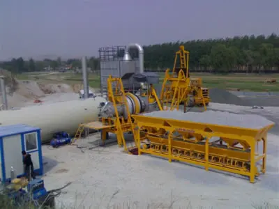 Mobile Asphalt road construction machine mini QLB20 asphalt mixing plant Asphalt forced mixer