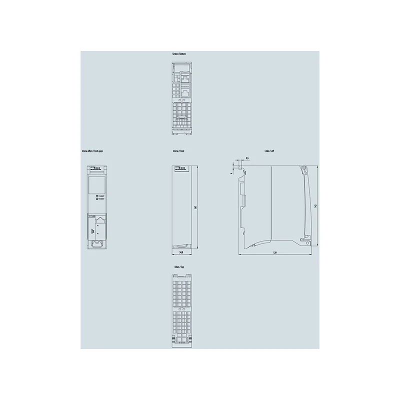 SIEMENS 6GK7542-1AX00-0XE0 communications module CM 1542-1 for connection of S7-1500 to PROFINET as IO Controller or IO Device