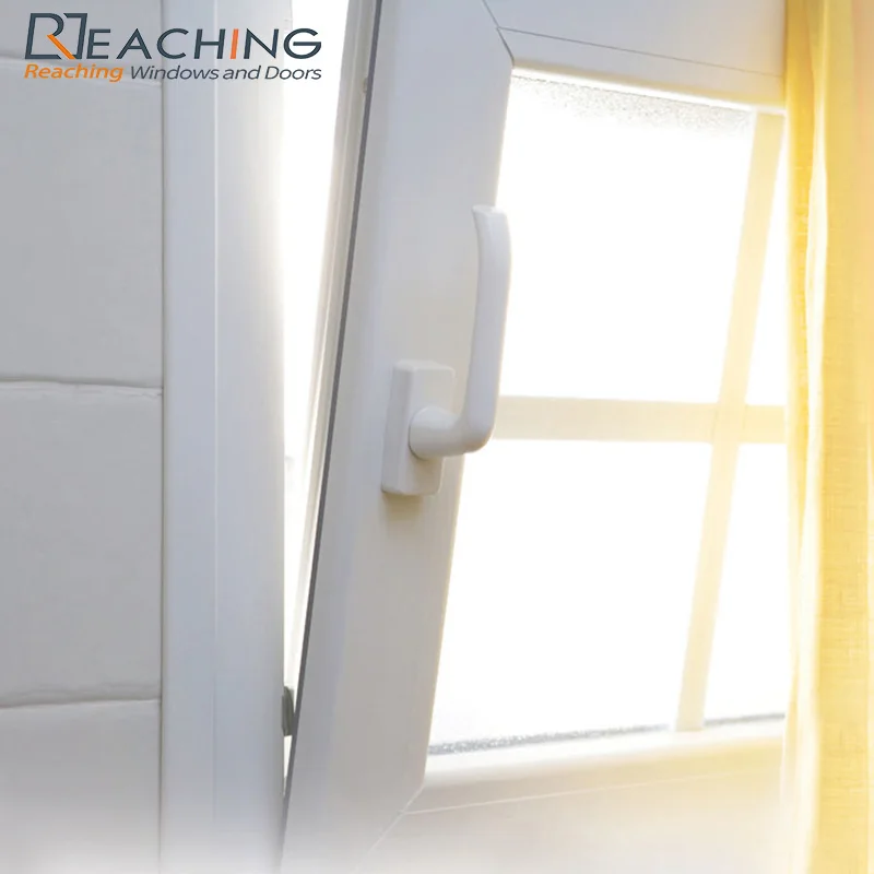 Best Sale American UPVC Tilt And Turn Windows With Double Tempered Clear/Tinted Glass for Villa/Hotel/Office