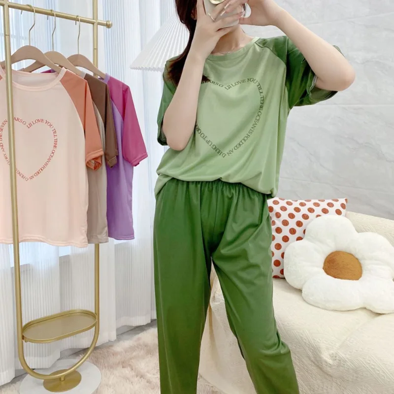 Женская Пижама контрастных цветов 2023