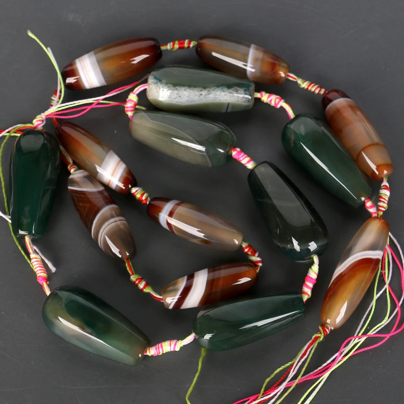 High quality agate conicalness beads DIY gifts healing stones crystal beads for jewelry making