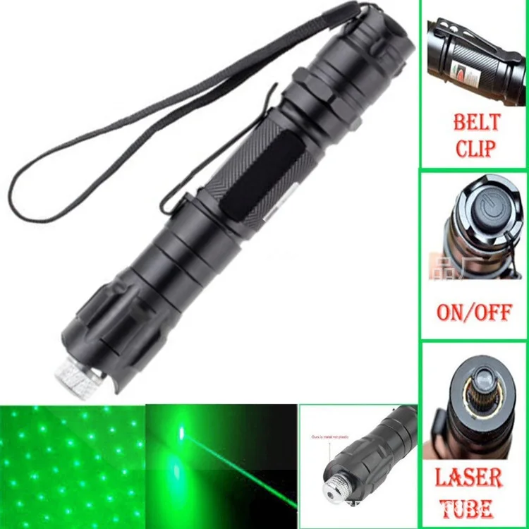 Tactical Long Range Green Laser Pointer Rechargeable high lumen green lazer flashlight with Adjustable Focus
