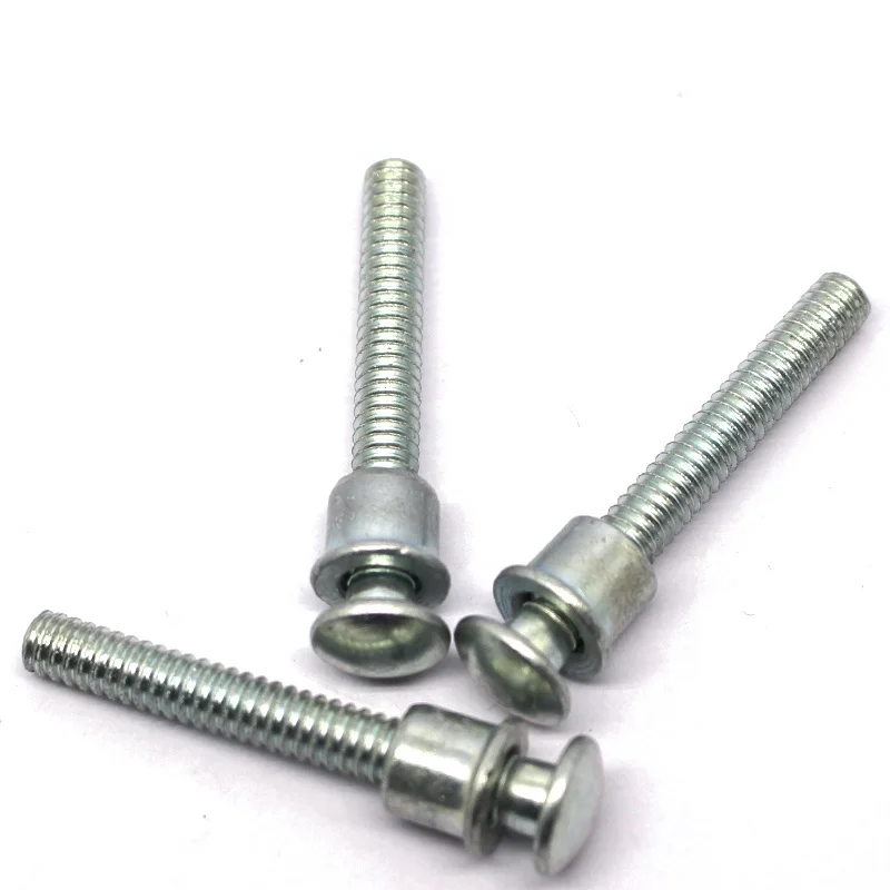 Hot sale metal full steel material durable dome head lockbolts ring grooved rivets