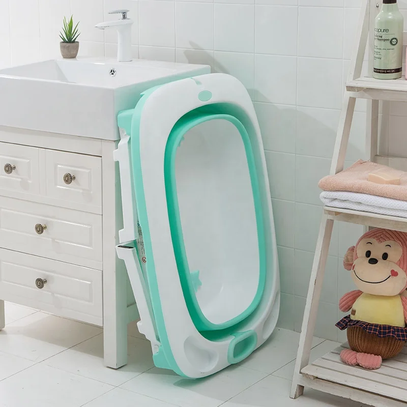 New Children Bathing Tub Foldable Baby Bathtub
