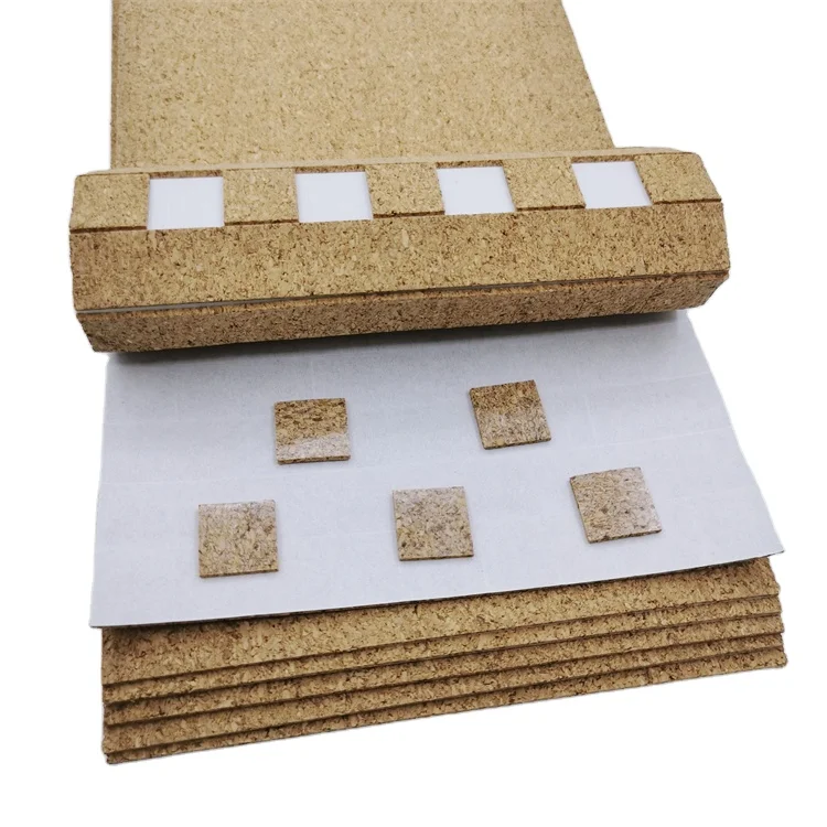 Shipping Glass Adhesive Cork Separator Pads Cork Separator Pad Adhesive Cork Spacer Separator Protector Pads for Glass