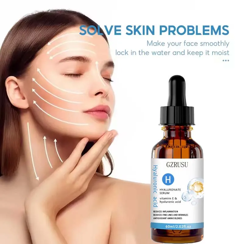 Pure Hyaluronic Acid Serum for Anti-Aging Deep Nourish Delicate Care Product Hyaluronic Acid Serum For Face With Vitamin