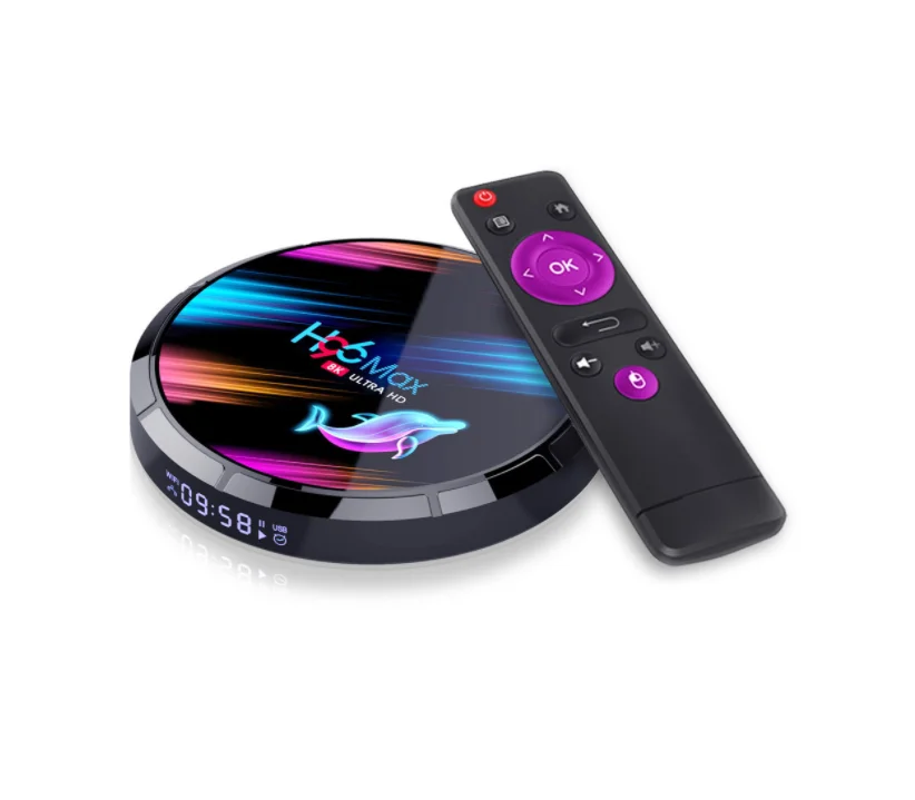 Smart Android TV Box 4K H96 Max X3 4Gb 64Gb Android Tv Box 9.0 S905X3 2.4G/5Ghz Wifi Hdr 8K 4Gb 32Gb