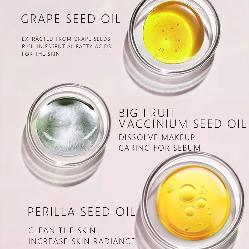 Hot Selling 3-In-1 Cleansing And Makeup Remover For Eyes Lips And Face High-Quality Rose Makeup Remover Oil