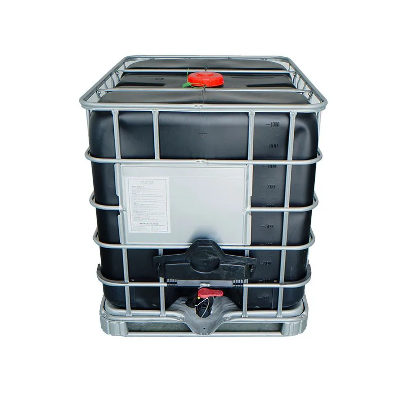 Plastic 1000 liter IBC tank with steel cage stackable diesel tank