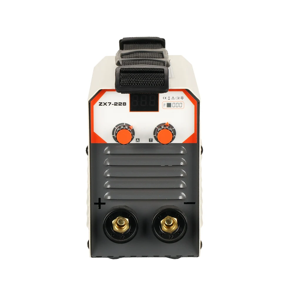 Home mini ZX7-228 portable 220v 120a arc force arc welders portable igbt inverter mma welding machine