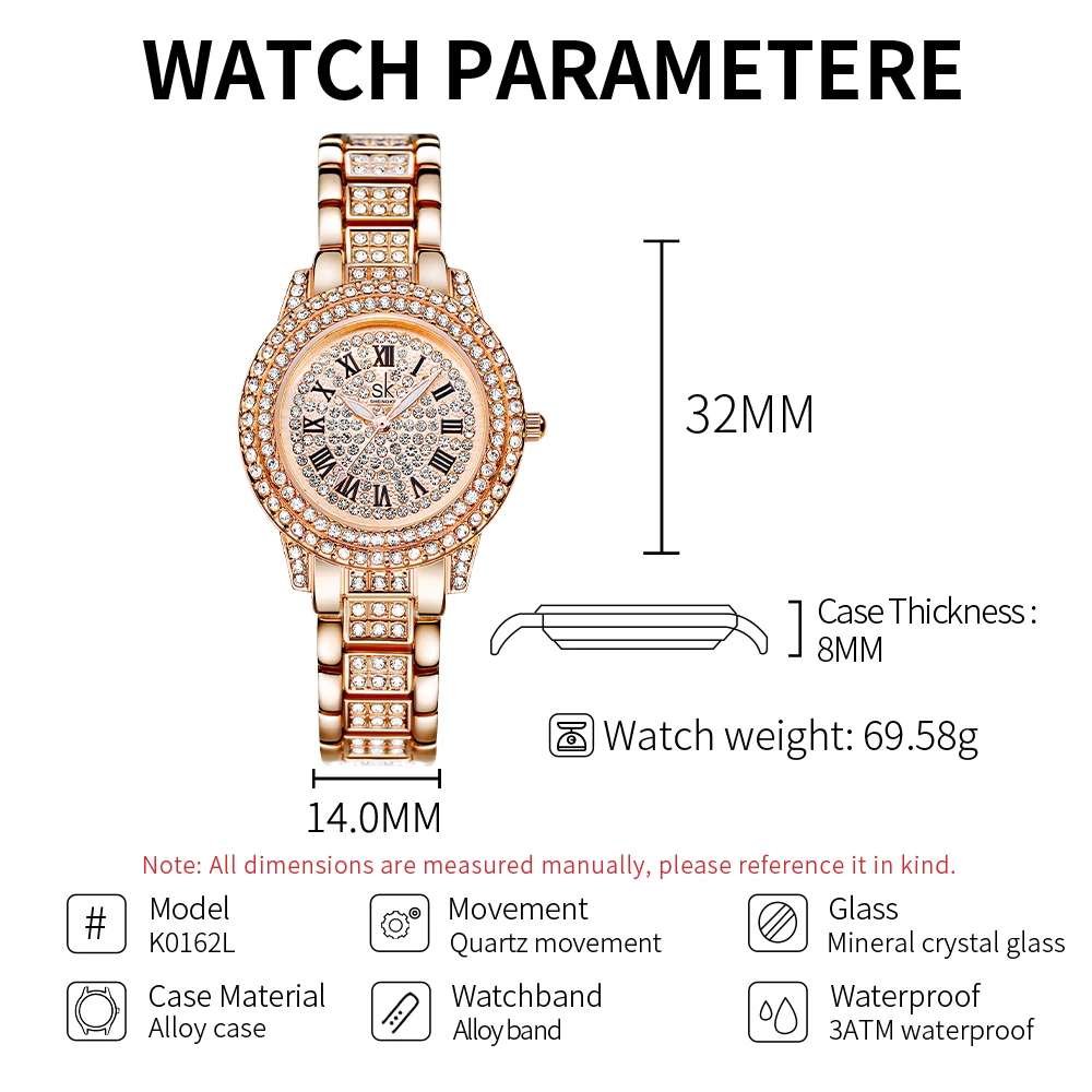 Fashion Luxury for Lady Diamond Decoration Watches on Sale