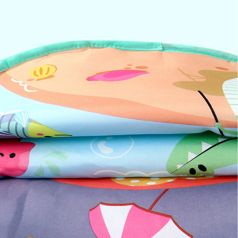 Multi-function Baby Play Mat Round Soft Carpet Musical Pedal Keyboard Crawl Activity Fitness Gym Baby Piano Mat with Teethers