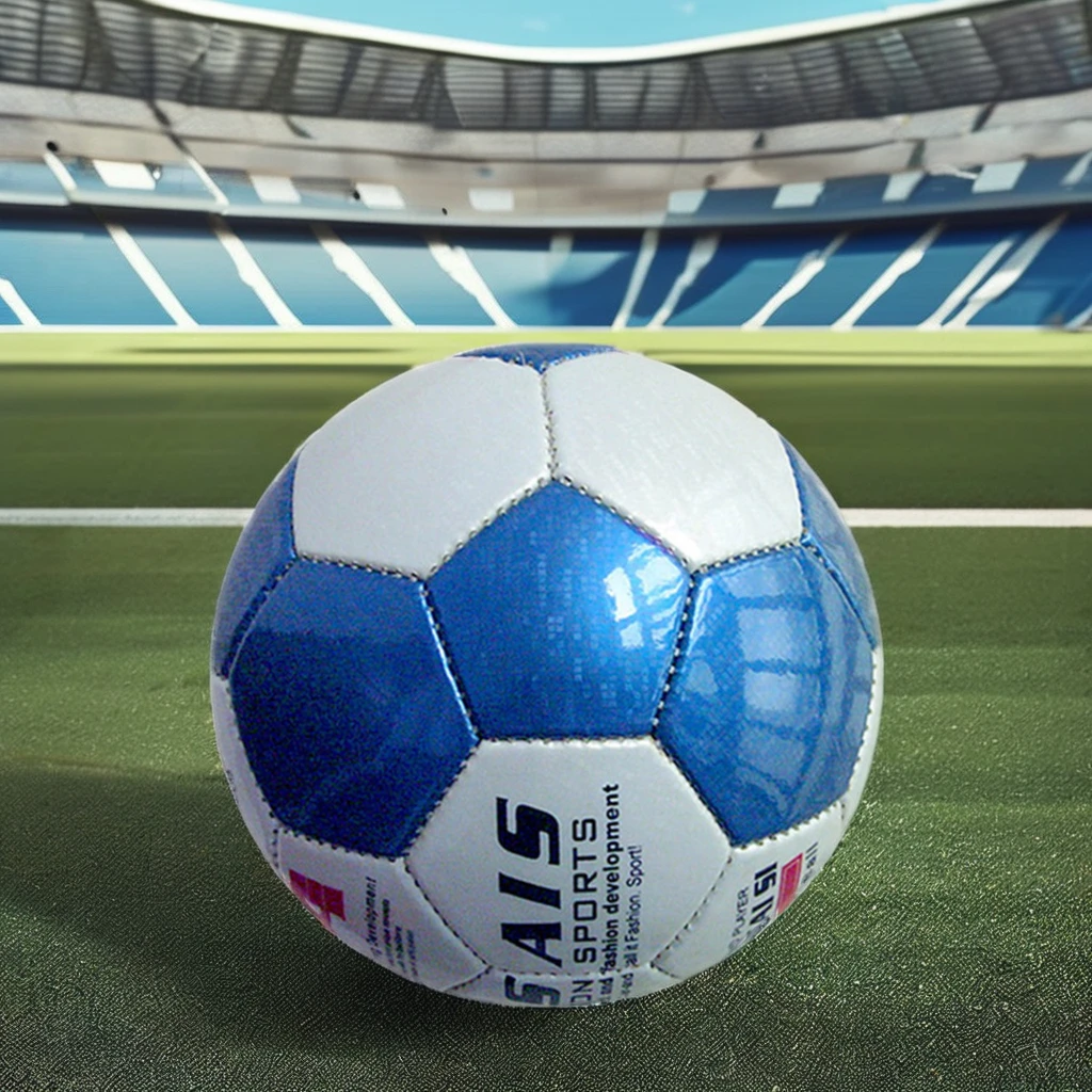 2024 Promotional Laser PVC Soccer Ball High Visibility Sports Product