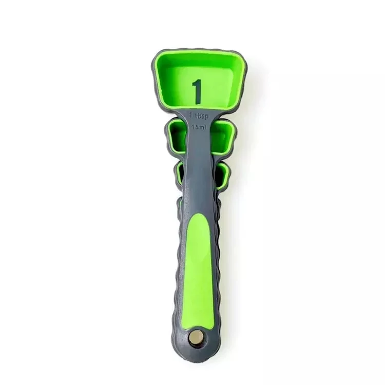 8 Pcs Portable Food Grade Silicone Milk Powder Spoon For Liquid & Dry Collapsible Measuring Cups And Measuring Spoons Set