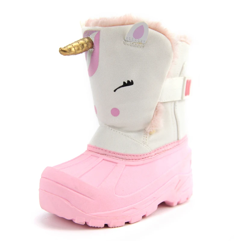 New arrivals 2020 waterproof winter boots for kids baby boots winter  unicorn cartoon kids snow boots