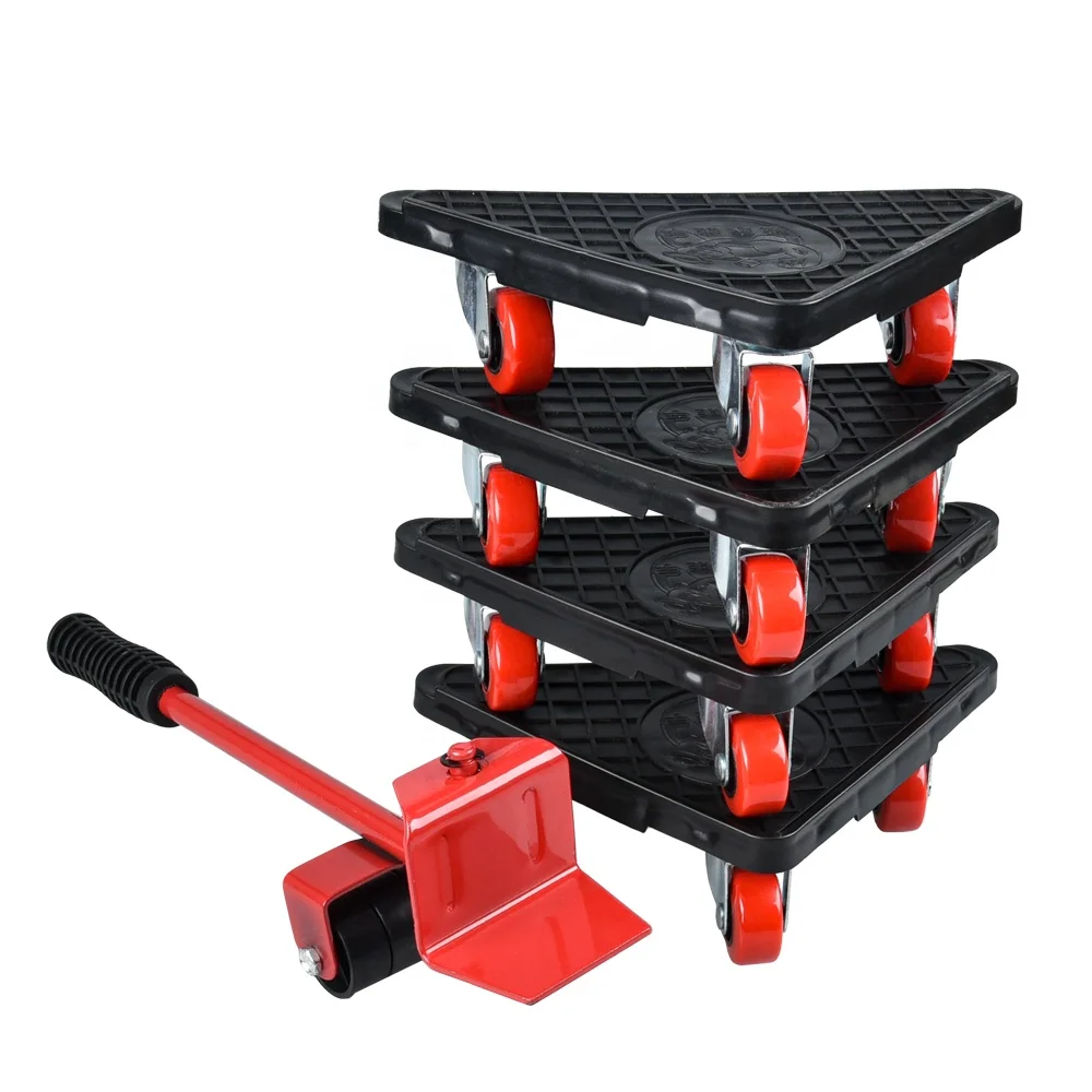 Factory Supply Heavy Furniture Mover Lifter with 4 Moving Dolly Set for Sofa Desk