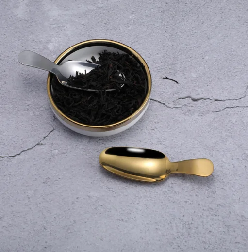 DFK01 короткая ручка китайские Необычные Короткие ложки для чайных листьев лопатка