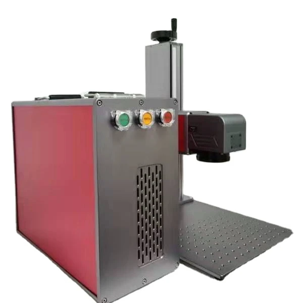 Small mini portable mopa fibre laser raycus metal fiber laser marking machine 20w 30w 50w