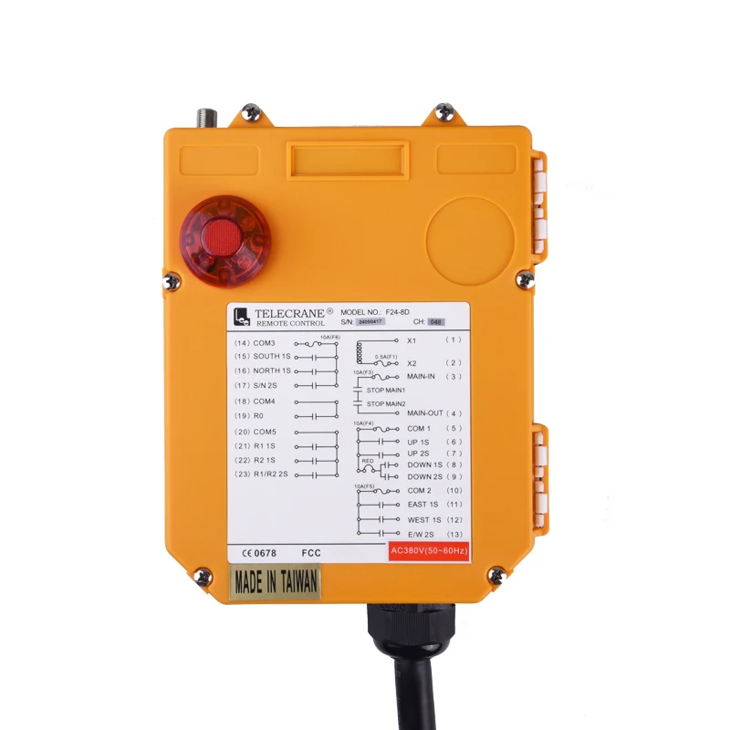 F24-8D 220v 8 channel wireless Tunneling machines switch remote control industrial