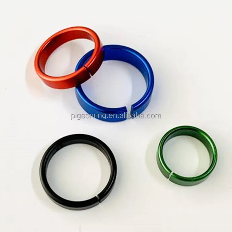 High Quality Big Size Open Aluminium Poultry Rings Split Aluminium Peacock Ring Ducks Leg Rings