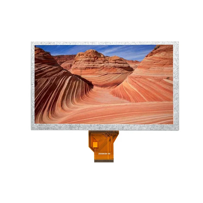 50 pin LCD Display with 850 High Brightness for Beauty Equipment, 7 inch TFT LCD Color Monitor for POP Robot Toy