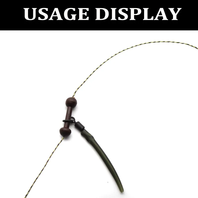 Quick Change Flexi Ring Swivels with Ring Hook UK Size 8  and 11Carp Fishing Accessories QC Kwik Swivels Chod Ronnie Rig