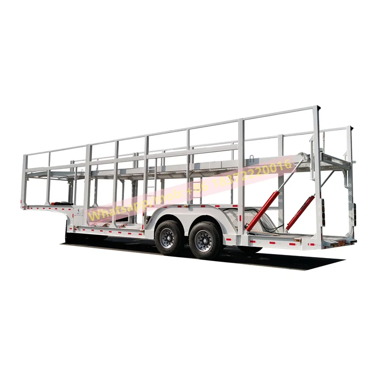 Car Carrier with 6 8 car transport Auto Transporter Semi Trailer for B level A level SUV MPV cars