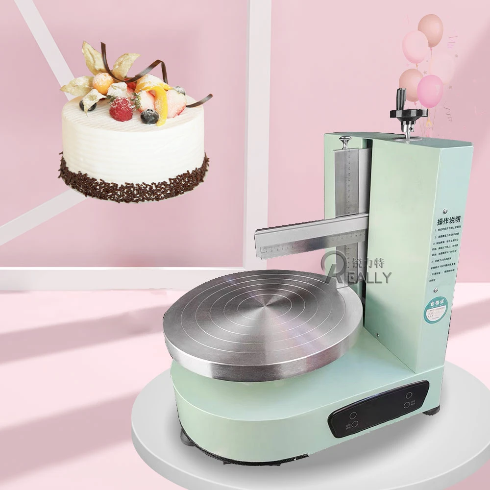 Commercial Round Cake Decorating Machine Cake Bread Cream Smearing Spreading Machine Easy to Operate
