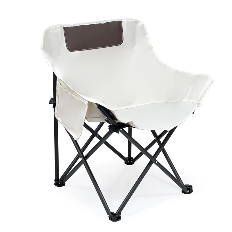 Polar Everest Outdoor Camping Folding Moon Chair High Back Portable Picnic Chair With Carrying Bag For Yard Beach Hiking