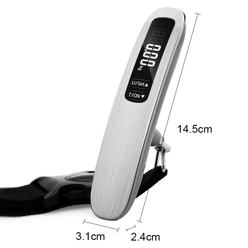 Mini 50KG Hanging Scales Bascula Weigh Luggage Basculas Digital Scale Weight Machine Portable Electronic Weighing Digital Scale