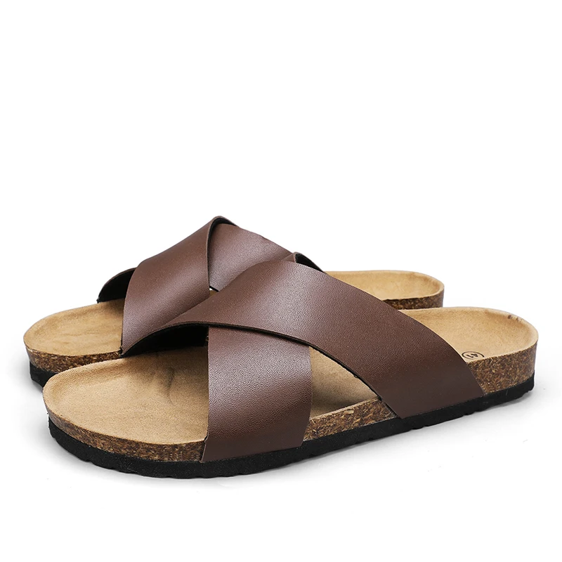 Customizable Luxury Style Home Slippers Mens Fashion Sandals Slide Slippers Manufacturer For Men