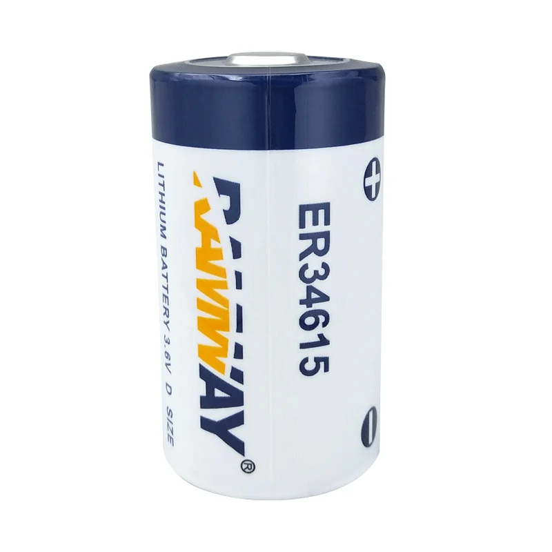 RAMWAY ER34615 3.6V D Non-Rechargeable Lithium Battery For  Water Meter Natural Gas Meter Flow Meter GPS Locator