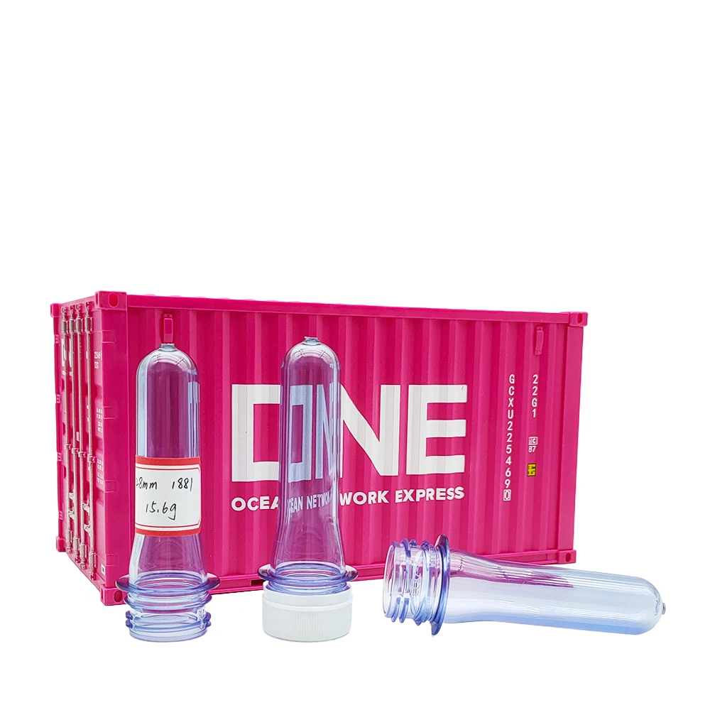 High Quality 28mm PCO 1881 neck 15.6g Plastic PET Preforms For Blowing Beverage/Pet Preform for Water Bottle
