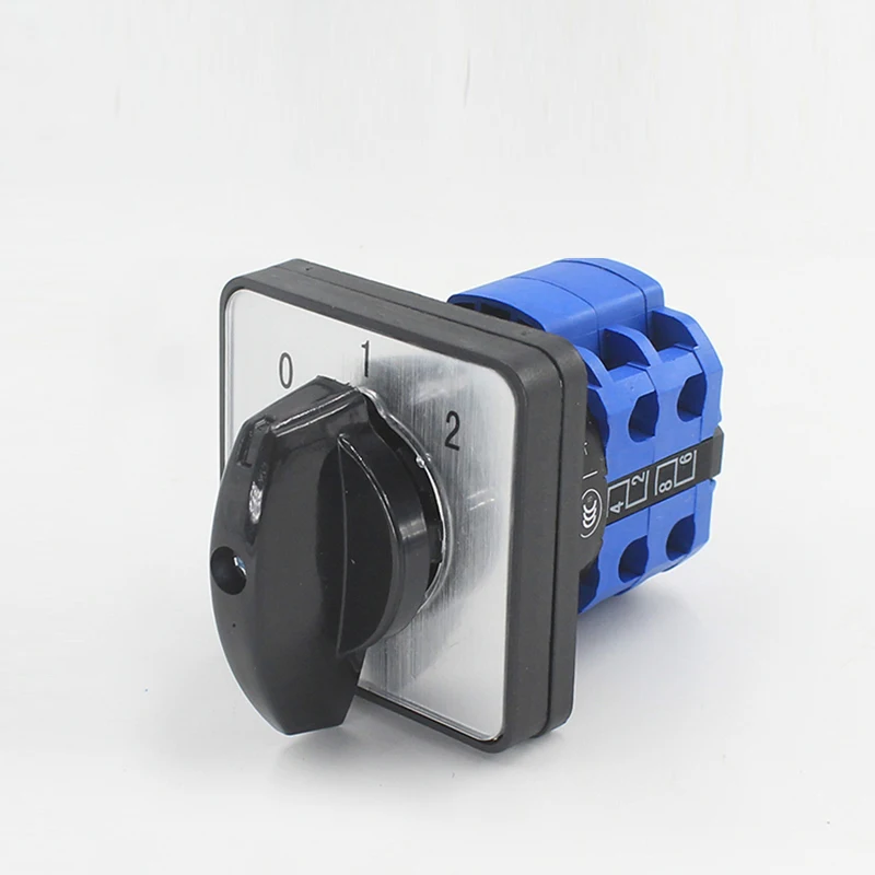 LW26-20 water pump motor manual active/standby power 1-2-3 rotary switch 20A 3 position 3 pole changeover switch