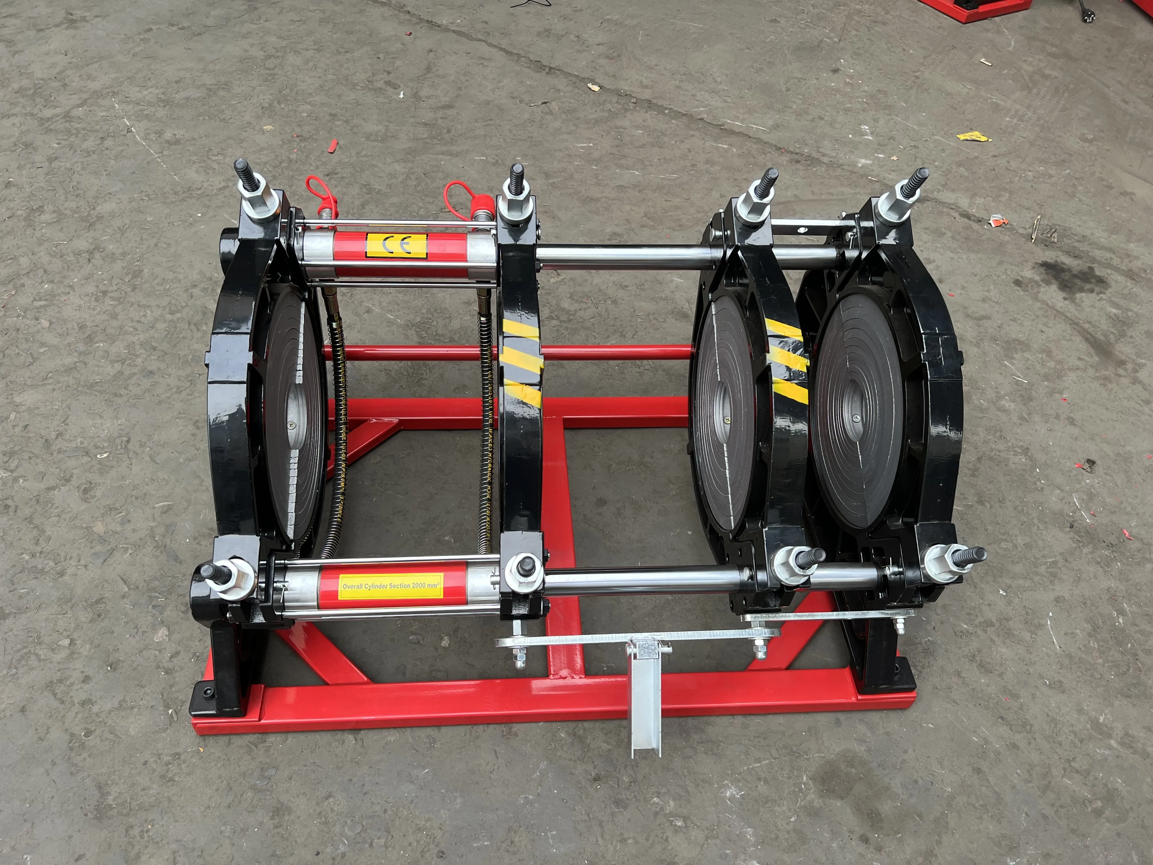 hot sale good price 90mm-315mm HDPE Plastic Butt Fusion Welding Machine Semi-Automatic Hydraulic butt welder