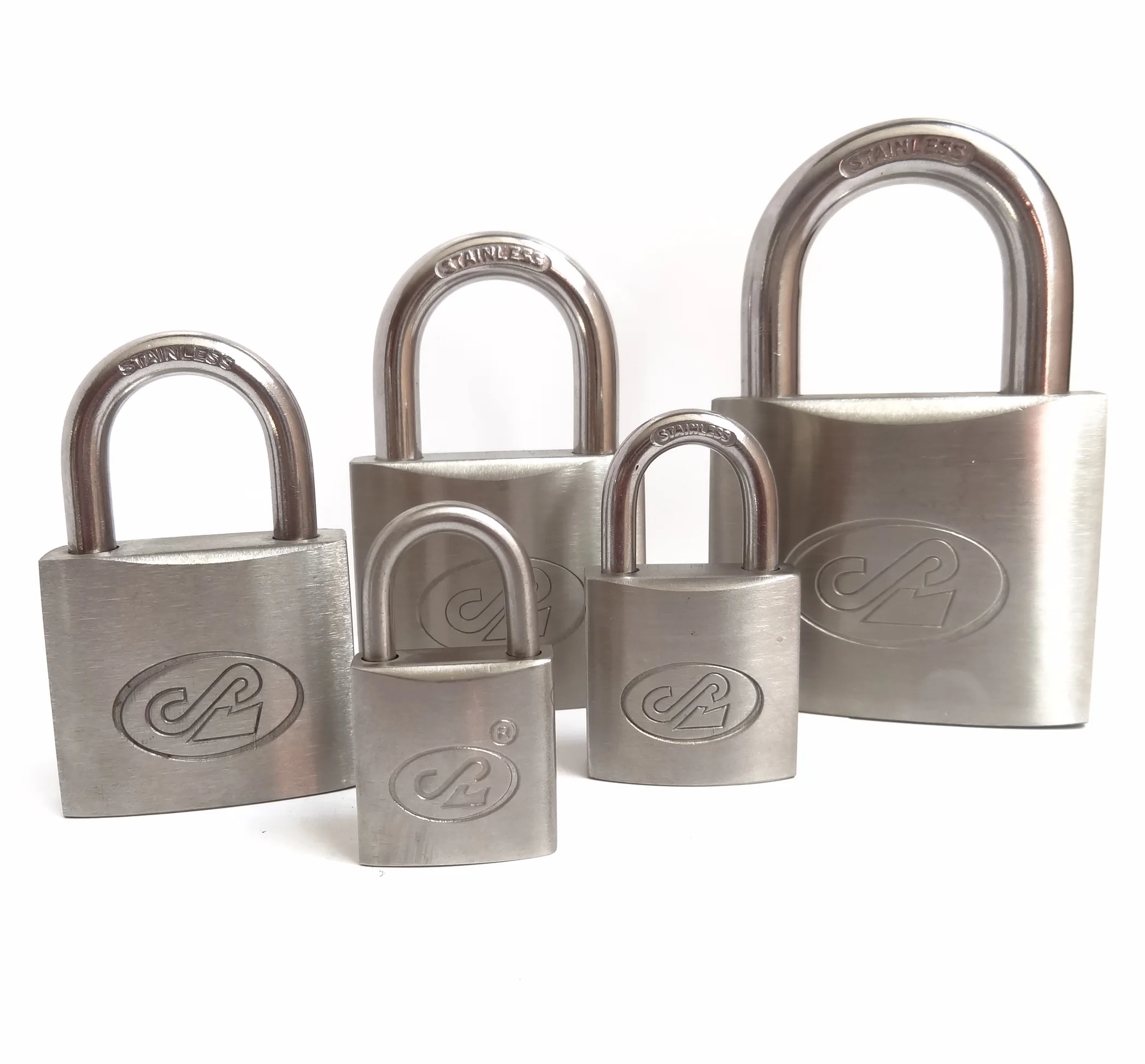 Cheap and security  ARC Shape Stainless Steel Padlock With Normal Keys(door locks)