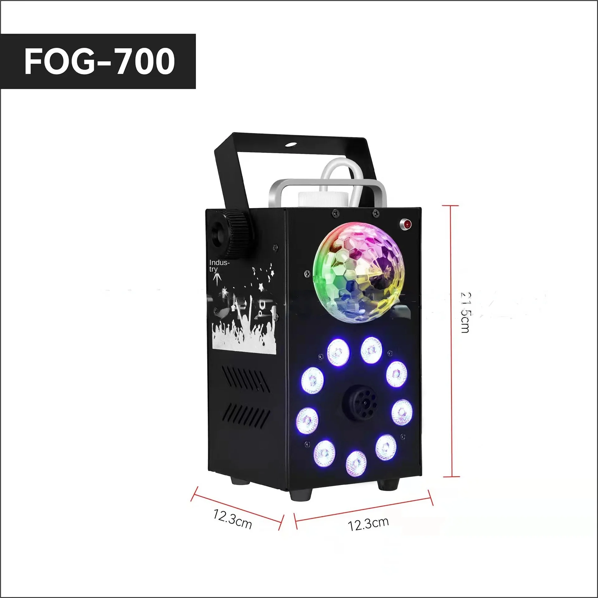New 700W colorful LED magic ball smoke machine stage special wedding bar color smoke sprayer