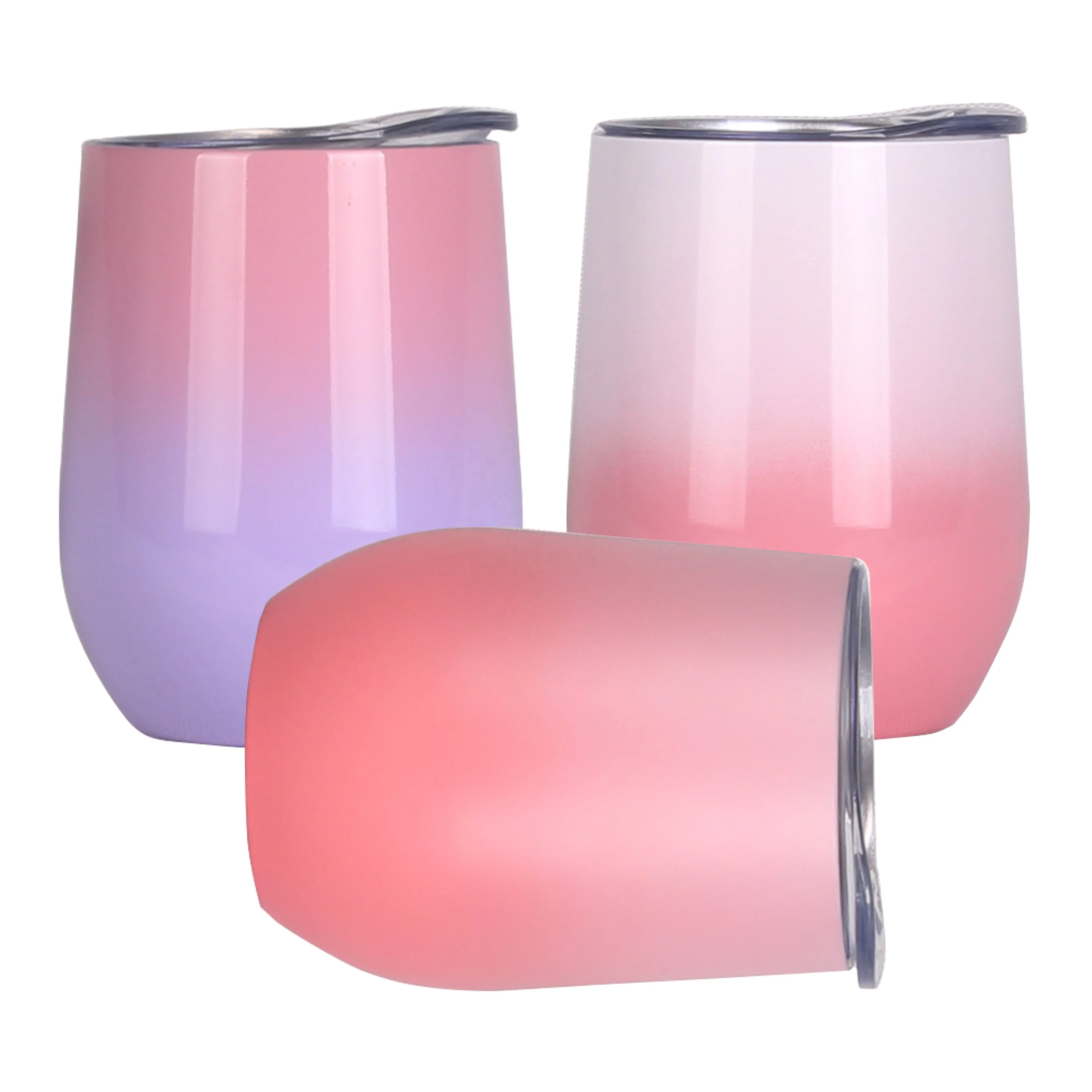 
Double Wall Tumbler Cups Vacuum Insulation Coffee Mug 304 Stainless Steel Stemless 12ozgradual change Pattern Custom Tumbler 